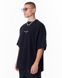 Urban DNA Applique Patch Black T-shirt (5)