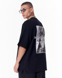 Urban DNA Applique Patch Black T-shirt (10)