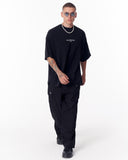 Urban DNA Applique Patch Black T-shirt (8)
