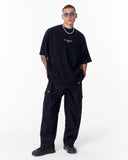 Urban DNA Applique Patch Black T-shirt (11)