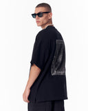 Gothic Depth Applique Patch Black Oversized T-shirt (9)