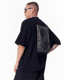 Gothic Depth Applique Patch Black Oversized T-shirt (10)