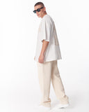 Applique Lace 3D Embroidery T-shirt White (11)