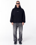 Mandala Shining Print with 3D Embroidery Hoodie Black (11)