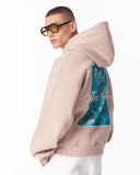 Van Gogh Blossoms Beige Oversized Hoodie (8)