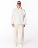 Van Gogh Blossoms White Oversized Hoodie (11)