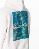 Van Gogh Blossoms White Oversized Hoodie (3)
