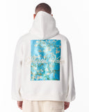 Van Gogh Blossoms White Oversized Hoodie (2)
