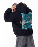 Van Gogh Blossoms Black Oversized Hoodie (2)