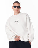 Embroidery Mandala White Oversized Sweatshirt (9)