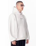 Gothic Depth Applique Patch White Oversized Hoodie (6)