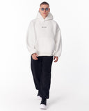 Gothic Depth Applique Patch White Oversized Hoodie (10)
