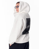 Gothic Depth Applique Patch White Oversized Hoodie (8)