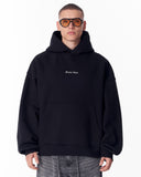 Gothic Depth Applique Patch Black Oversized Hoodie (2)