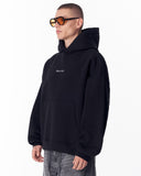 Gothic Depth Applique Patch Black Oversized Hoodie (3)