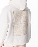 Applique Lace 3D Embroidery Hoodie White (8)