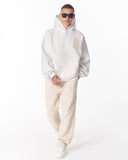 Applique Lace 3D Embroidery Hoodie White (3)