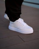 Men's Low Top Sneakers Shoes White (2)