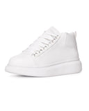 Men’s High Top Sneakers Shoes White (2)