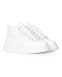 Men’s High Top Sneakers Shoes White (3)