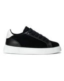 Women's Rool Court Leather Sneakers in Black