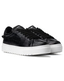 Mono Croco Sneakers Black Leather (2)