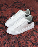 black and white men's chunky sneakers