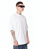 Loved Me Text Print Oversized White T-Shirt for modern streetwear outfits