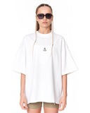 Namaste Streetwear White Oversized T-Shirt in relaxed streetwear fit