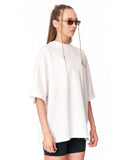 Oversized Martin Valen Screen Printed White T-shirt with bold back print