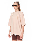 Van Gogh Blossoms Oversized Beige T-shirt with blossom back artwork