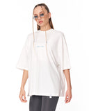 Van Gogh Blossoms Oversized White T-shirt front view