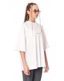 Van Gogh Blossoms Oversized White T-shirt for women