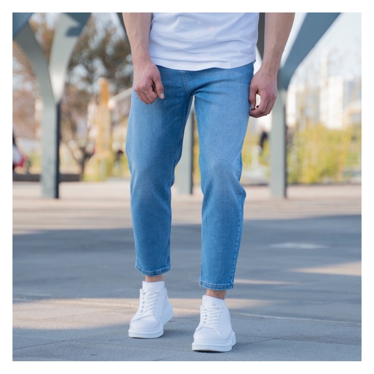 Men's Oversize Jeans In Blue