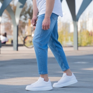 Men's Oversize Jeans In Blue