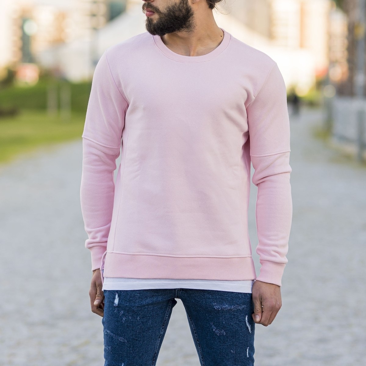 sweatshirt pink men