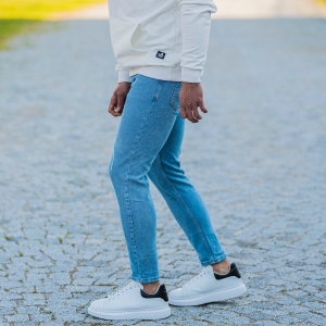 Men's Distorted Jeans In Ice Blue