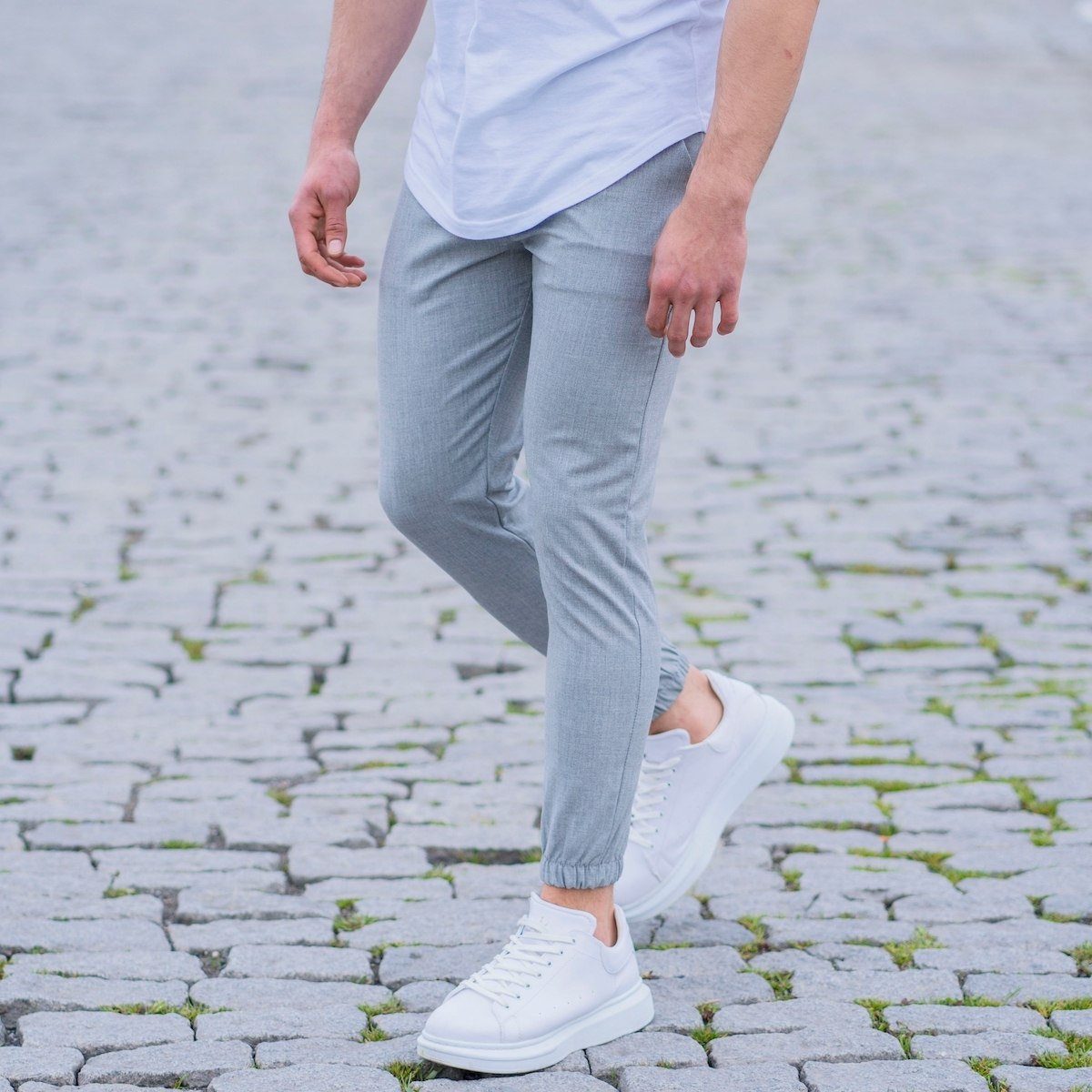 Suit trousers Skinny Fit - Light grey - Men | H&M