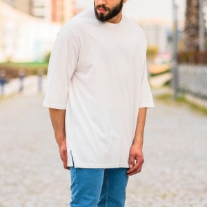Men's Oversize Basic T-Shirt In White