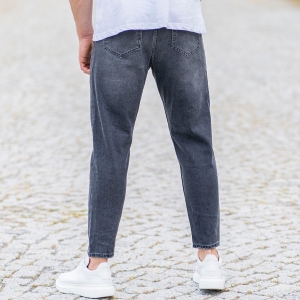 Men's Loose Fit Jeans In Anthracite