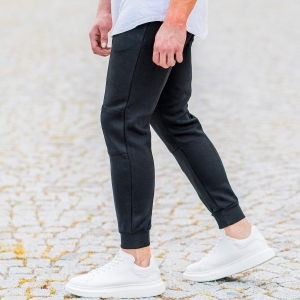 Men's New Style Joggers In Coal - 4