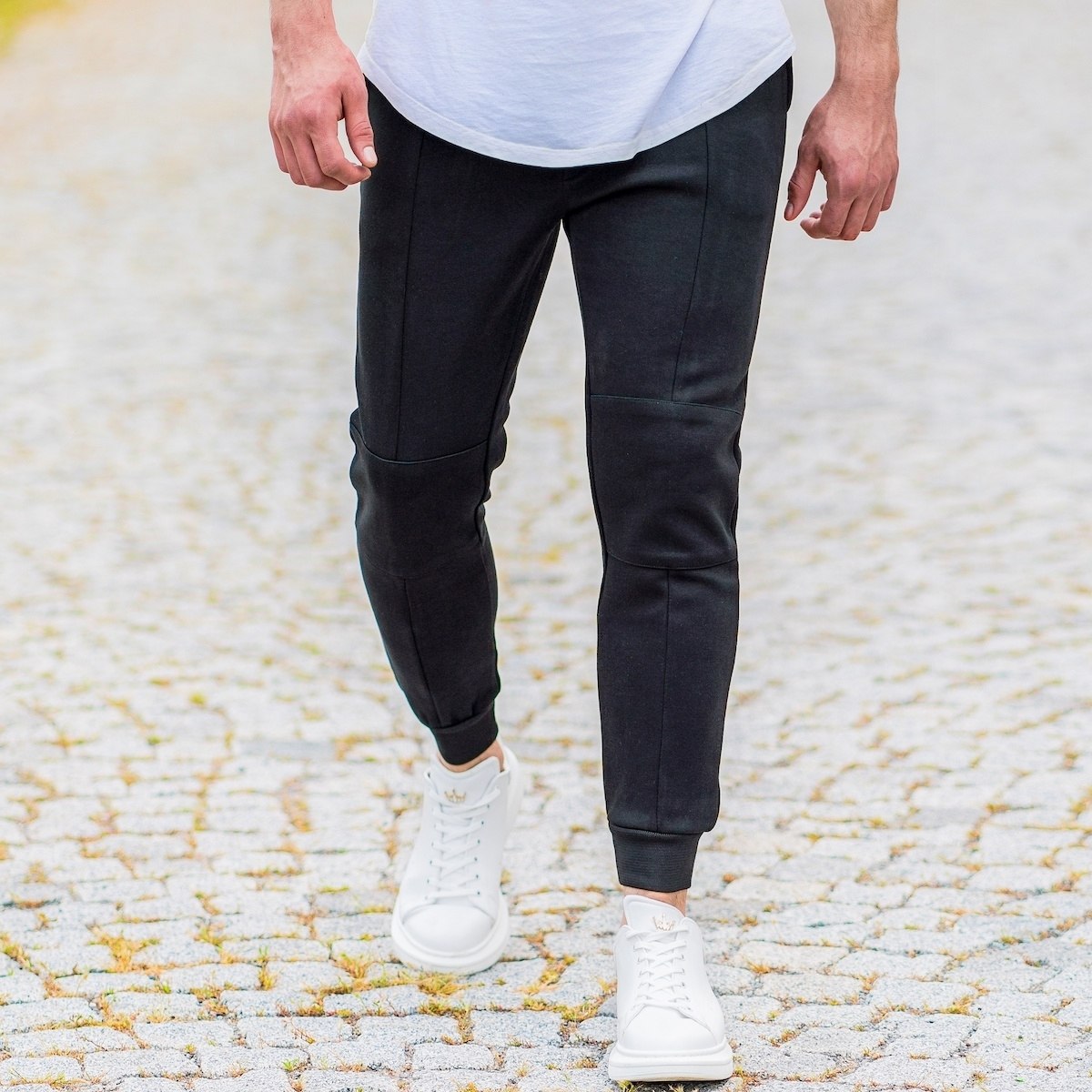 Men's New Style Joggers In Coal - 6
