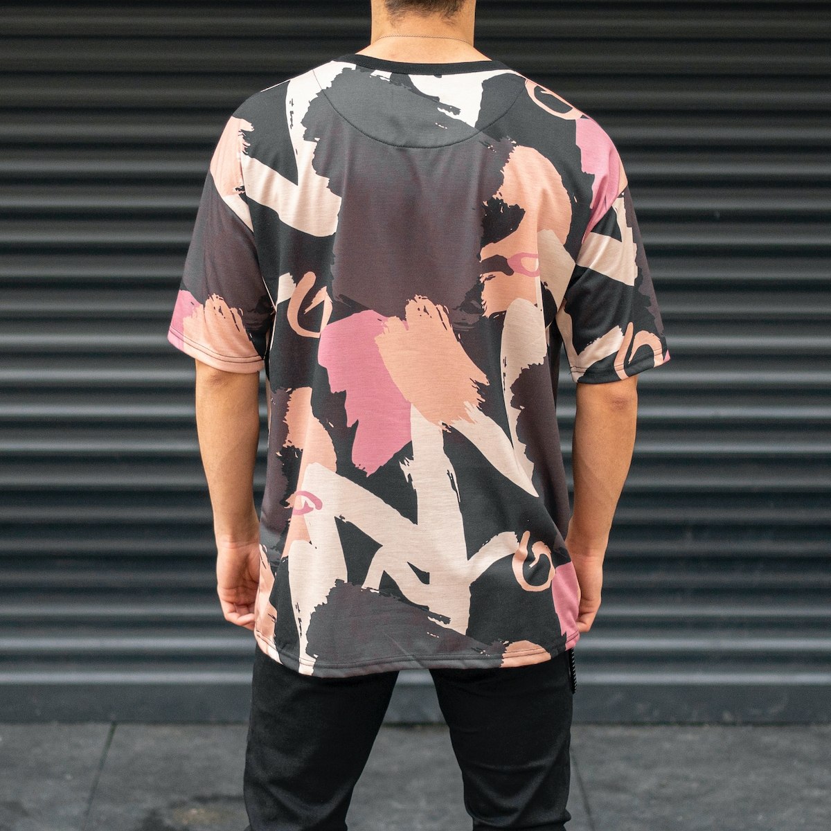 Men's Oversize T-Shirt Tie Dye Printed
