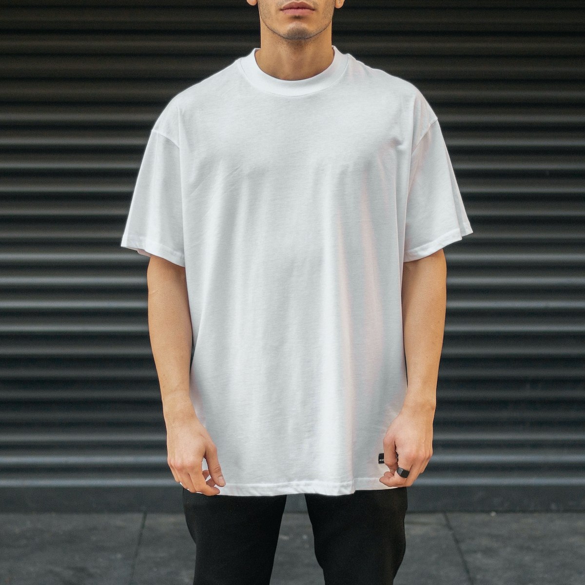 Men's Oversize Basic T-Shirt White