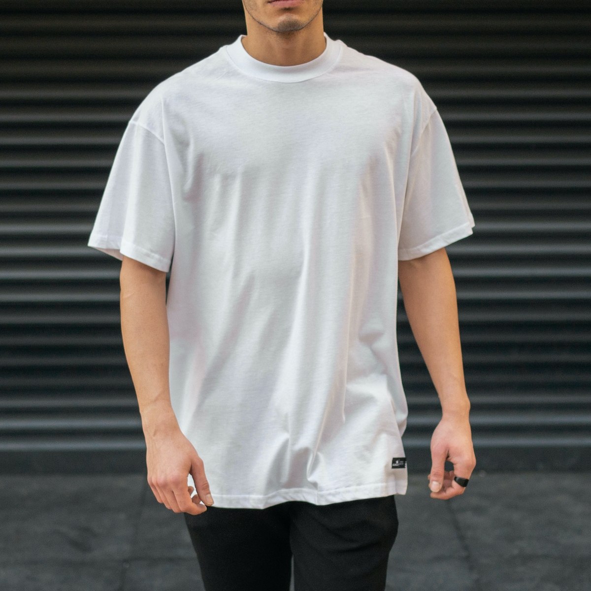 Men's Oversize Basic T-Shirt White