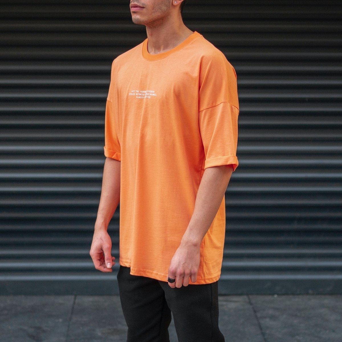 cool orange t shirt