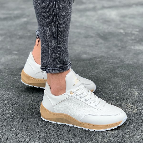 Men's Chunky Sneakers Shoes White