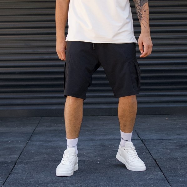 Men's Designer Shorts Black - 2