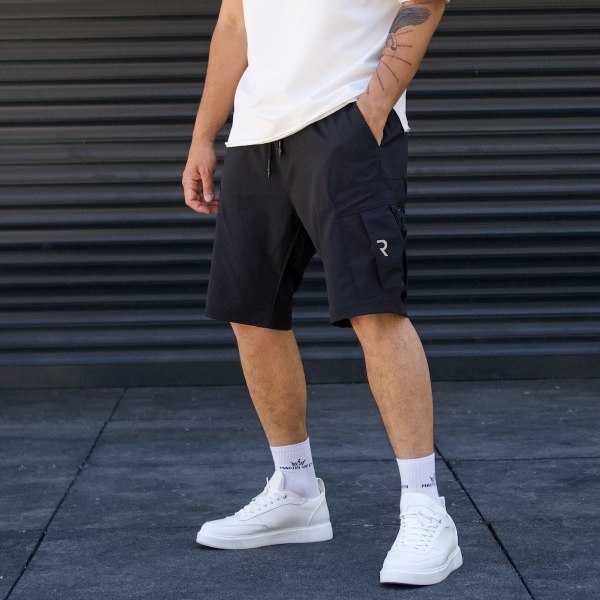 Men's Designer Shorts Black - 1