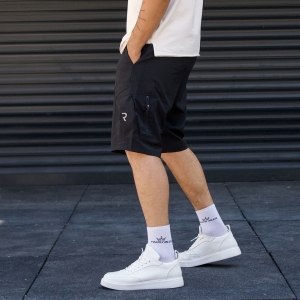 Men's Designer Shorts Black - 3